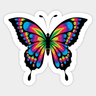 🦋 Beautiful Fairy Tale Fantasy Land Prismatic Butterfly Sticker